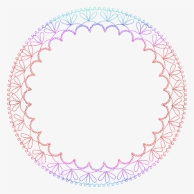 Multi-coloured Lace Frame, HD Png Download, Transparent PNG