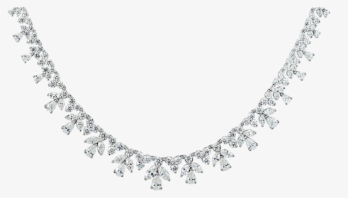 Diamond Necklaces By Graff - Gucci Link Diamond Chain, HD Png Download, Transparent PNG