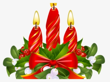 Christmas Candle Clipart Png Transparent Png , Png - Christmas Candle Clipart Png, Png Download, Transparent PNG