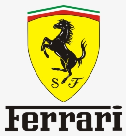 Logo Ferarri Escudo Vector - Ferrari Logo Png, Transparent Png, Transparent PNG