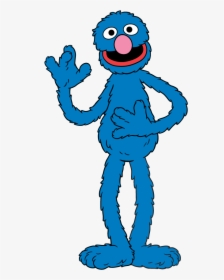 Transparent Undershirt Clipart - Grover Sesame Street Cartoon, HD Png Download, Transparent PNG
