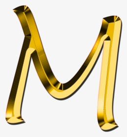 Capital Letter M Transparent Png - Gold Letter M Png, Png Download, Transparent PNG