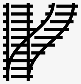 Train Tracks Icon Png - Rail Icon, Transparent Png, Transparent PNG
