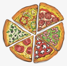 Pizza Slices Clipart - Kristy's Kafe Anthony Kansas, HD Png Download, Transparent PNG