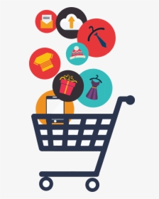 Shopping Cart Icon Blue, HD Png Download, Transparent PNG