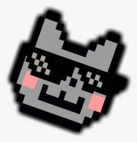 Deal With It Nyan Cat Glasses Png - Memes Thug Life Png, Transparent Png, Transparent PNG