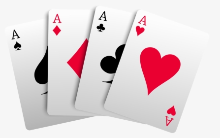 4 Aces Cards Png Clipart - Clipart Deck Of Cards Png, Transparent Png, Transparent PNG