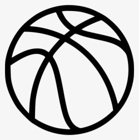 Png Basketball Black And White - Basketball Icon Png, Transparent Png, Transparent PNG