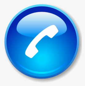 Clipart Telephone Blue - Blue Phone Icon Png, Transparent Png, Transparent PNG
