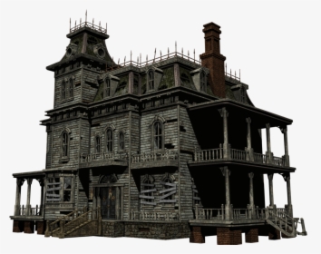 Haunted House - Haunted House No Background, HD Png Download, Transparent PNG