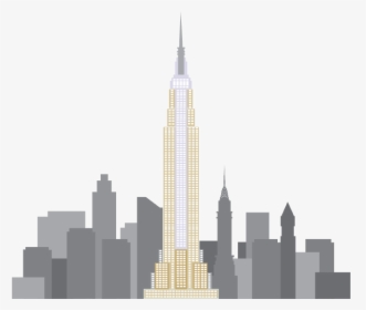 Empire State Building Clipart - New York City Clipart Free Transparent Background, HD Png Download, Transparent PNG