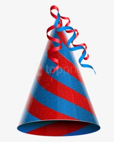 Download Party Red Blue - Happy Birthday Cap Png, Transparent Png, Transparent PNG