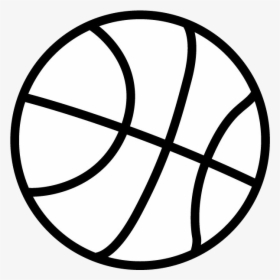 Basketball Black And White Clipart Free Transparent - Basketball Clipart Black And White Png, Png Download, Transparent PNG