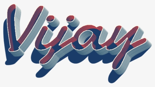Vijay 3d Letter Png Name - Jeff Hardy Logo Name, Transparent Png, Transparent PNG