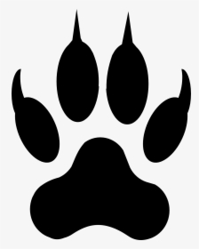 Cougar Clipart Claw - Cat Paw Clipart, HD Png Download, Transparent PNG