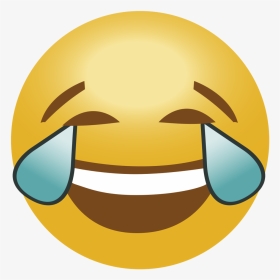 Transparent Top Png - Crying Laugh Emoji Png, Png Download, Transparent PNG
