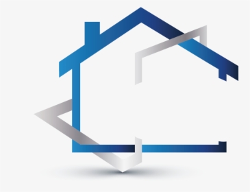 Home Blue Logo House Png - Transparent Real Estate Png, Png Download, Transparent PNG