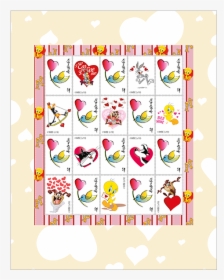 Looney Tunes Lovestruck Stamp Pack Product Photo Internal - Cartoon, HD Png Download, Transparent PNG