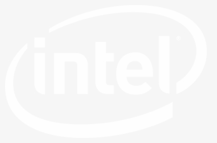 Intel Logo Blanco, HD Png Download, Transparent PNG