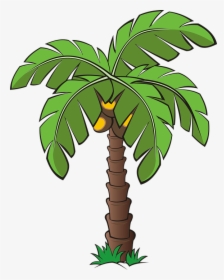 Tree, Trees, Palm, Dates, Date Palm, Forest, Vegetation - Date Palm Tree Cartoon, HD Png Download, Transparent PNG
