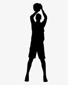 Basketball Silhouette Png - Silhouette Of Basketball Png, Transparent Png, Transparent PNG