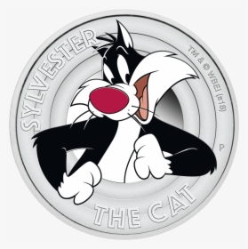 2018 Tuvalu Looney Tunes Sylvester The Cat 1/2oz Silver - Corsica, HD Png Download, Transparent PNG