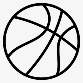 Basketball - Basketball Black And White Png, Transparent Png, Transparent PNG