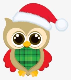 Christmas Clipart Owl, HD Png Download, Transparent PNG