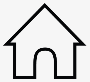 House Icon Png White - My Home Coloring Pages, Transparent Png, Transparent PNG