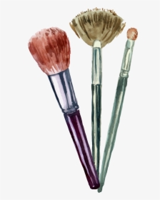 Vector Brush Makeup Png, Transparent Png, Transparent PNG