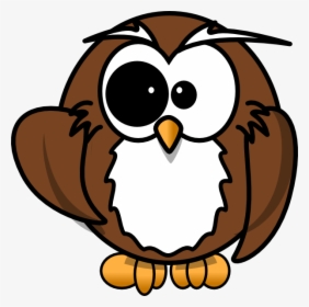 Geek Owl Svg Clip Arts - Cartoon Owl Transparent Background, HD Png Download, Transparent PNG