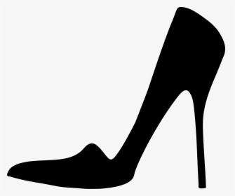 High-heeled Shoe Clip Art - Black Heel Clip Art, HD Png Download, Transparent PNG