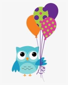 Party Owl Png - Owl Birthday Png, Transparent Png, Transparent PNG