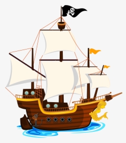 E D Ea C Orig Edeacorig - Transparent Background Pirate Ship Clipart, HD Png Download, Transparent PNG
