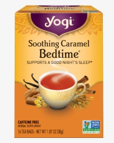 Yogi Soothing Caramel Bedtime Tea, HD Png Download, Transparent PNG