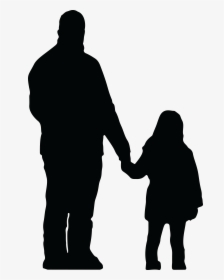 Transparent Silhouette Man Png - Father And Daughter Emotional, Png Download, Transparent PNG