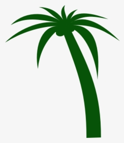 Coconut Tree Clip Art - Coconut Tree With Coconut Logo, HD Png Download, Transparent PNG