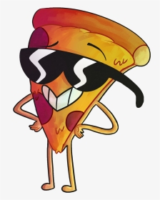 Cartoon Pizza Clipart - Cartoon Pizza Slice Drawing, HD Png Download, Transparent PNG