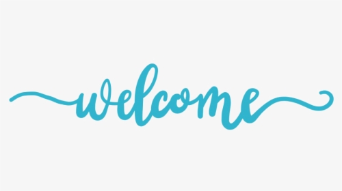 Welcome Png Download Image - Blue Welcome Png, Transparent Png, Transparent PNG