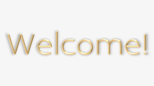 Welcome, Gold, Elegant, Thin, Modern, Letter, Letters - Graphics, HD Png Download, Transparent PNG