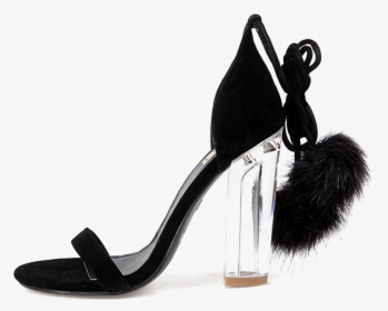 Black Heels Png Pic - Sandal, Transparent Png, Transparent PNG