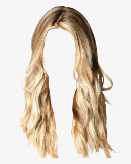 Hair Wig Png - Long Blonde Hair Png, Transparent Png, Transparent PNG