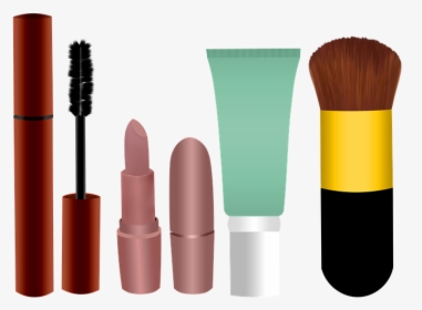 Makeup, Mascara, Lipstick, Brush, Primer, Makeup Brush - Rimel Maquiagem Em Png, Transparent Png, Transparent PNG