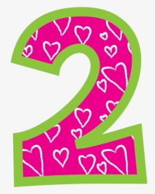 Number 2 Birthday Clipart - Birthday Number 2 Png, Transparent Png, Transparent PNG