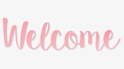 Welcome Png Free Image - Welcome Image In Pink, Transparent Png, Transparent PNG