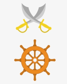 Ships Clip Art Pirate Transprent Png Free - Clip Art Ships Wheel, Transparent Png, Transparent PNG