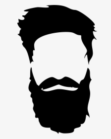 Beard, Mustache Hair Png Clipart - Silhouette Beard Png, Transparent Png, Transparent PNG