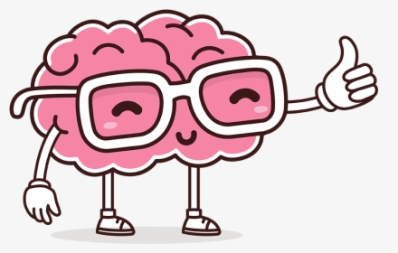 Deal With Digital Media Complications And To Establish - Cartoon Brain With Thumbs Up, HD Png Download, Transparent PNG