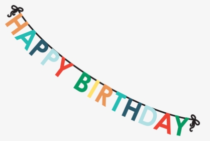 Number 2 Happy Png - Happy Birthday Banner Transparent, Png Download, Transparent PNG