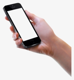 Hand Holding Black Iphone Mobile Png Image - Hand Holding Iphone Png, Transparent Png, Transparent PNG